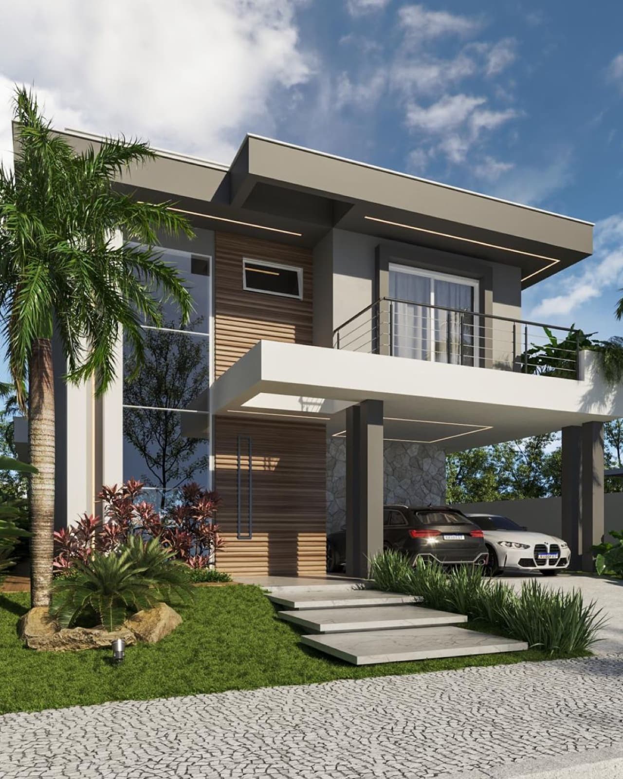 Fachada frontal da casa