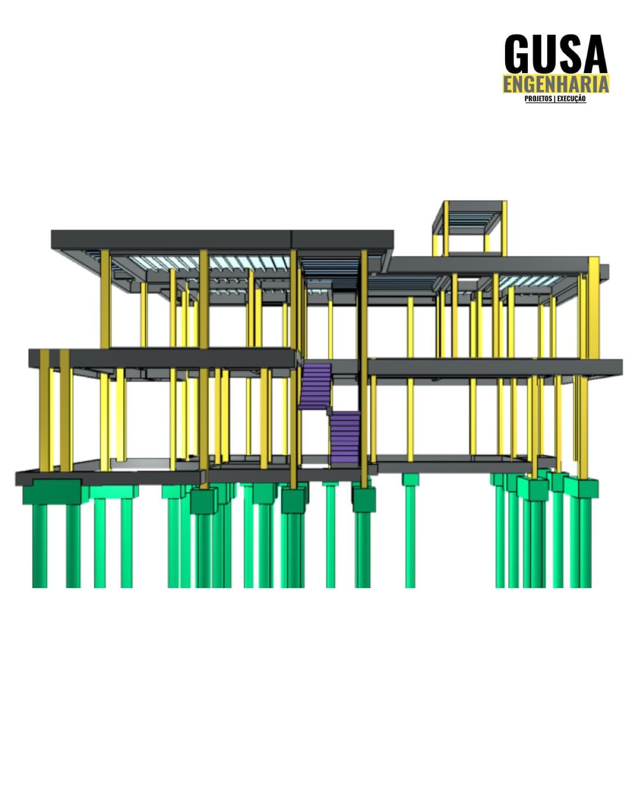 Modelo estrutural da casa